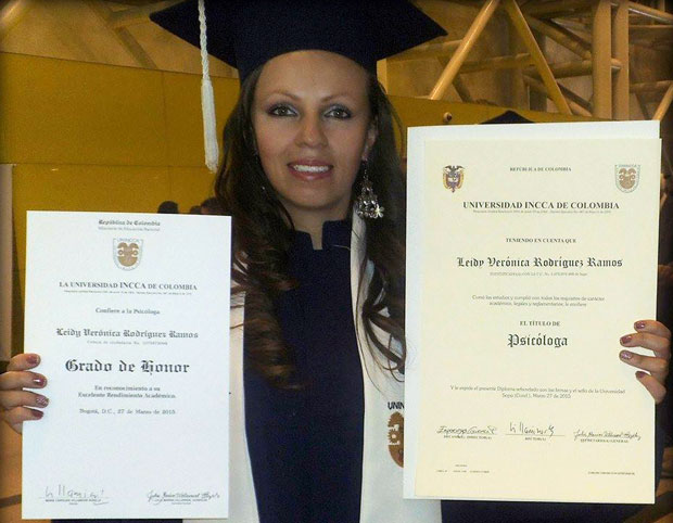 estudiante soposena reconocida grado de honor universidad incca de colombia